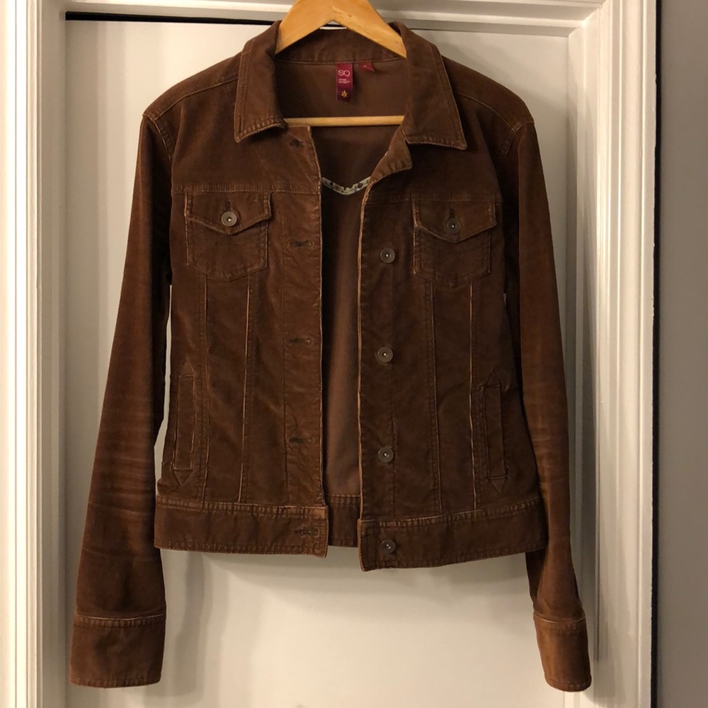 Brown corduroy jacket